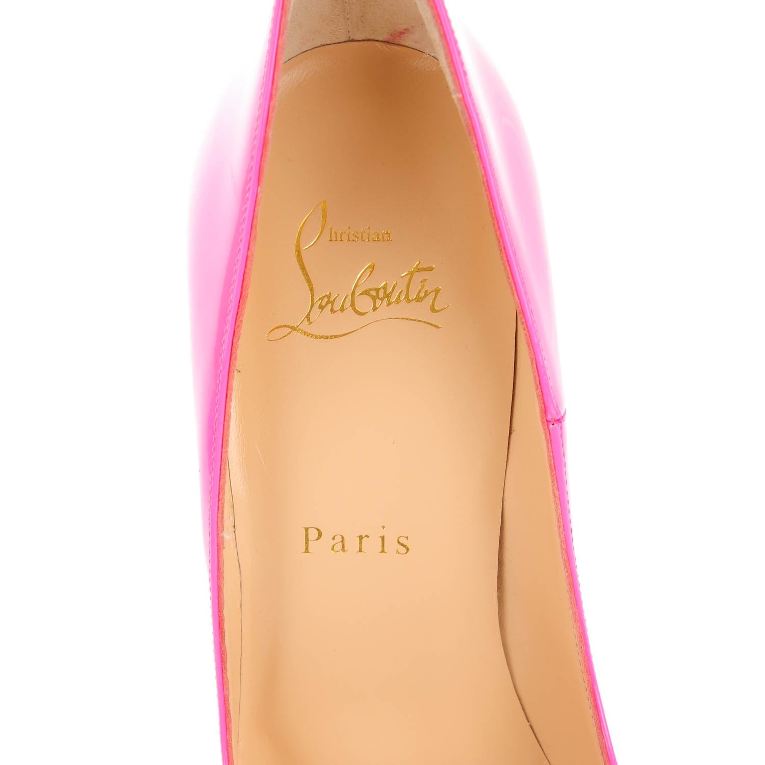 Christian Louboutin Patent So Kate 120 Pumps 37.5 Shocking Pink 7 of 10