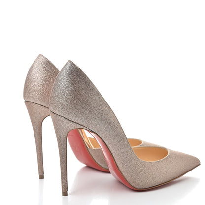 Christian Louboutin Glitter Mini Specchio Iriza 100 Pumps 35 Courtisane 4 of 9