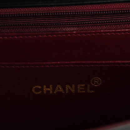 Chanel Lambskin Quilted XL Jumbo Single Flap Black 6 of 8