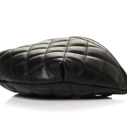 Chanel Lambskin Quilted Waist Belt Bag Black 10 of 12