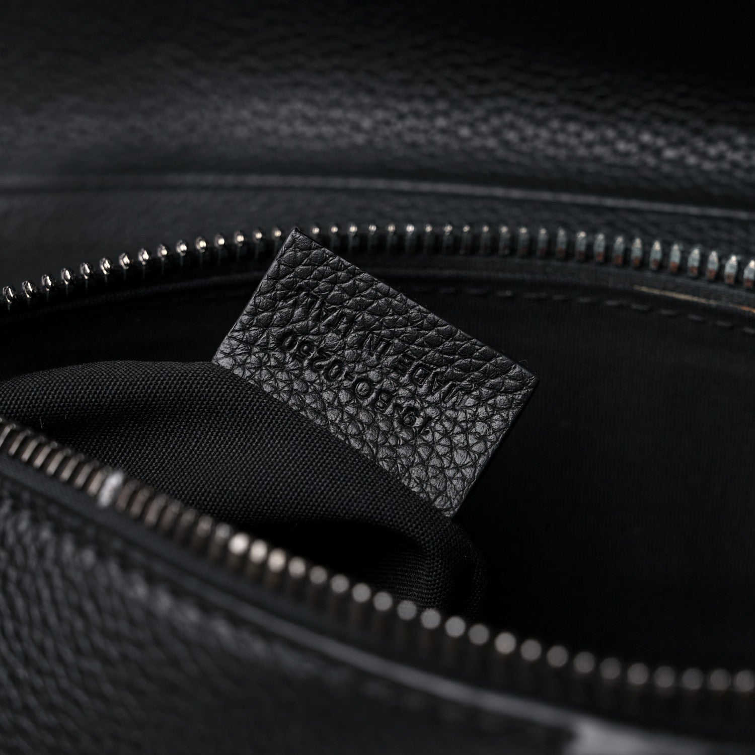 Christian Dior X SHAWN STUSSY Grained Calfskin Saddle Bag Black 7 of 12