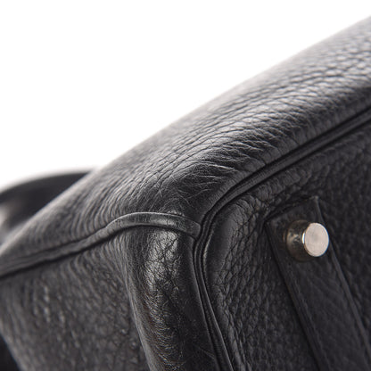 Hermes Taurillon Clemence Birkin 35 Black 37 of 40