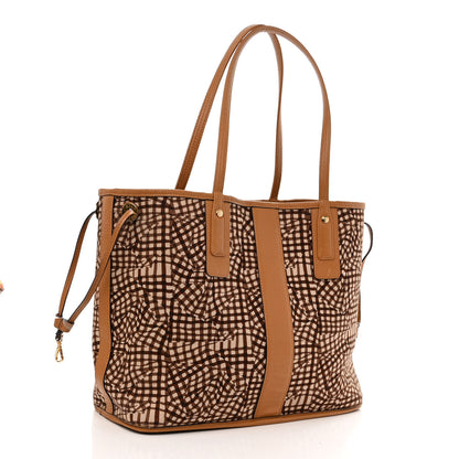 MCM Visetos Medium Liz Reversible Shopper Tote Cognac 6 of 18
