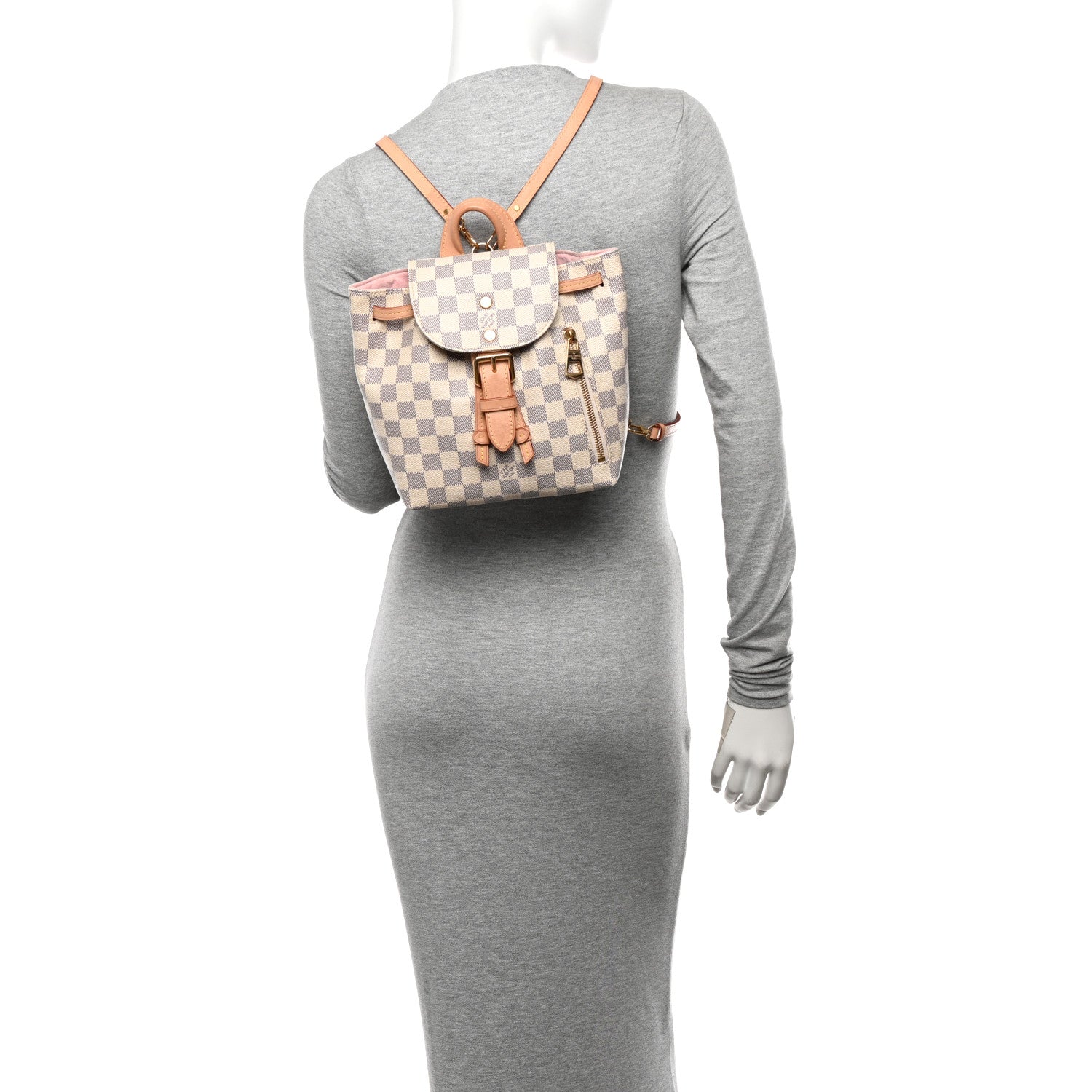 Louis Vuitton Damier Azur Sperone BB Backpack 2 of 11