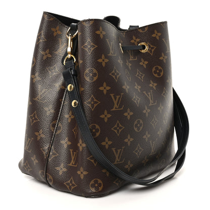 Louis Vuitton Monogram Neonoe MM Black 2 of 9