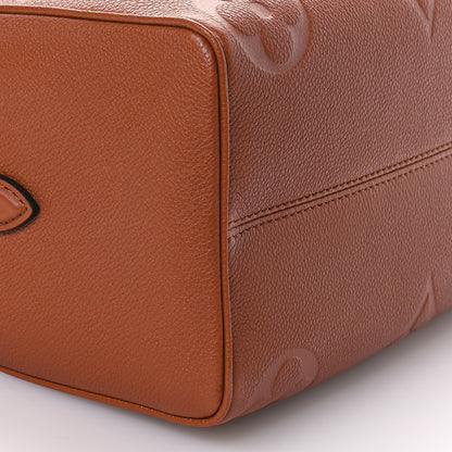 Louis Vuitton Empreinte Monogram Giant Speedy Bandouliere 25 Cognac 8 of 10