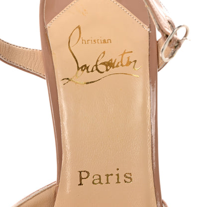 Christian Louboutin Patent Coxinelle 100 Pumps 35 Nude 8 of 15