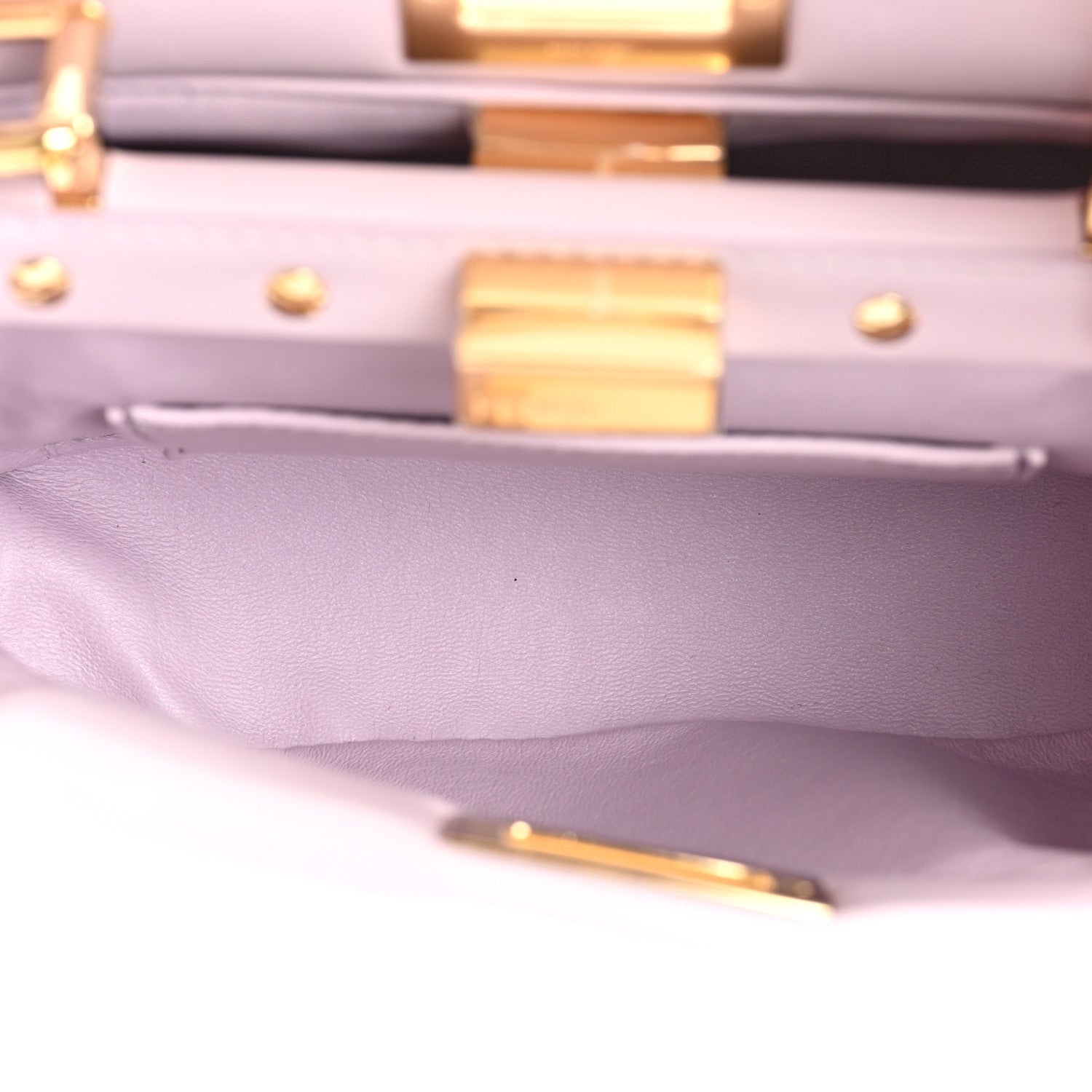 Fendi Nappa Apolo XS Peekaboo Iconic Satchel Anemone 5 of 9