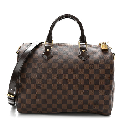 Louis Vuitton Damier Ebene Speedy Bandouliere 30 1 of 11