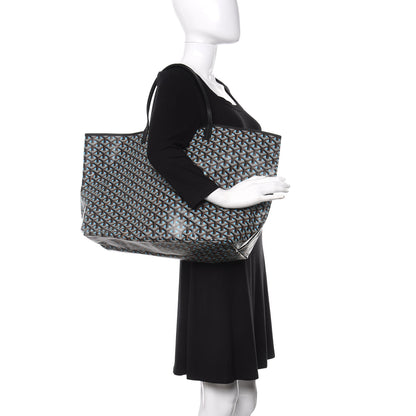 Goyard Goyardine Saint Louis Claire Voie GM Black Blue 2 of 9