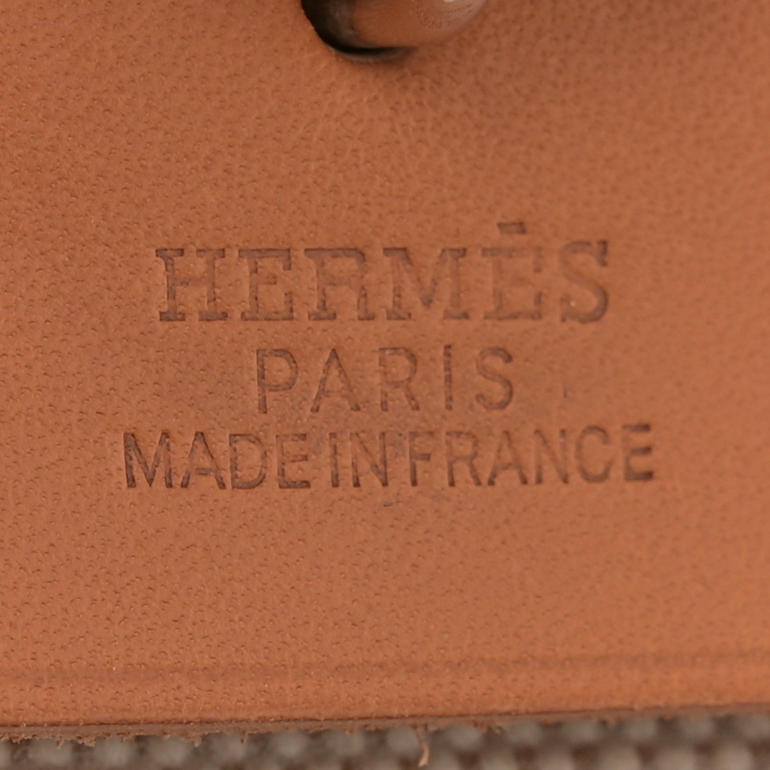 Hermes Toile Vache Calfskin Herbag 30 PM Natural 6 of 12