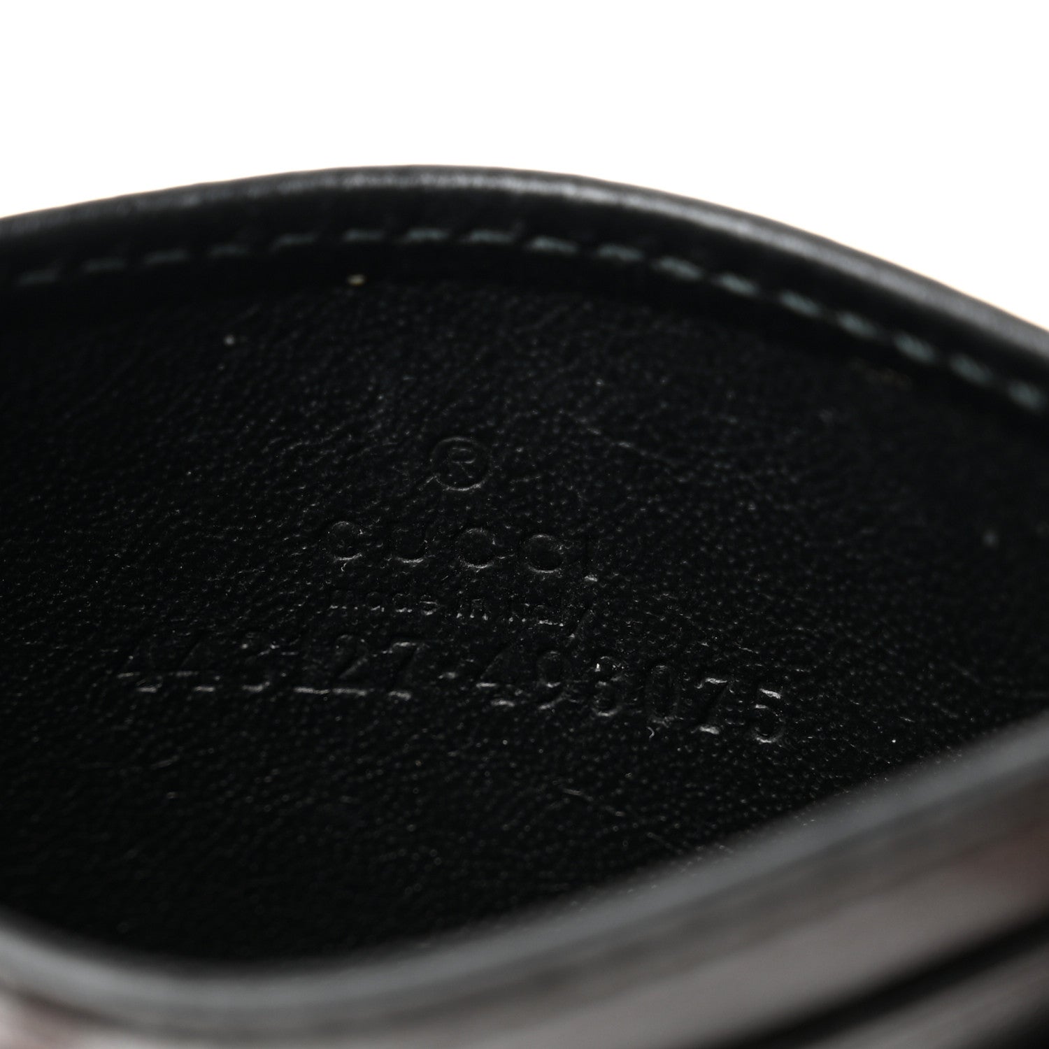 Gucci Calfskin Matelasse GG Marmont Card Holder Black 6 of 7
