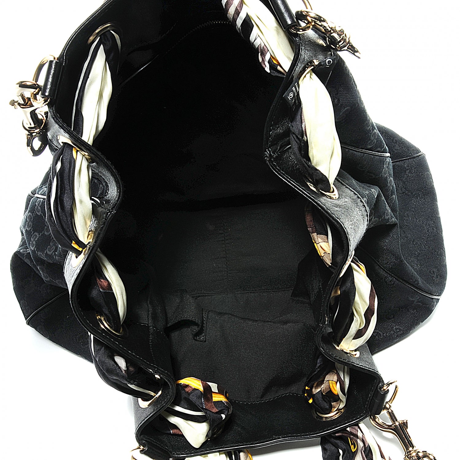 Gucci Monogram Large Positano Tote Black 5 of 9