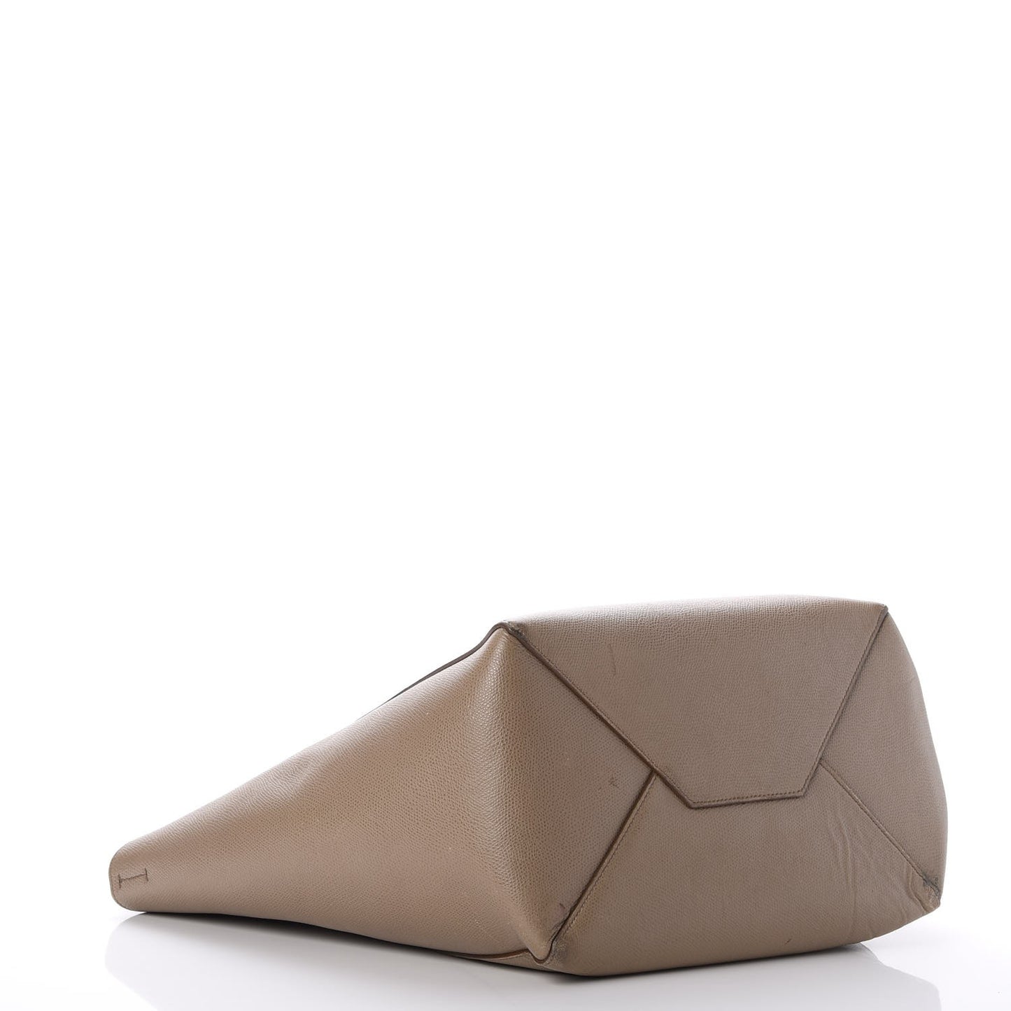Soft Grained Calfskin Small Belt Cabas Phantom Taupe
