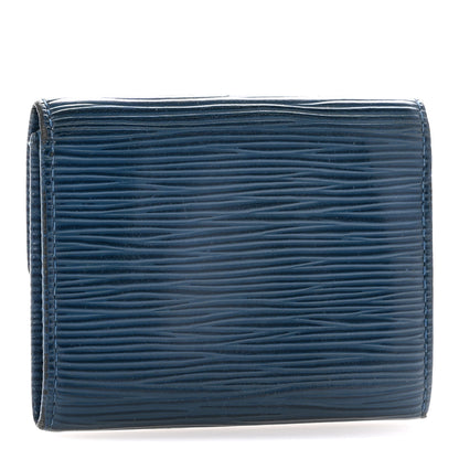 Louis Vuitton Epi Porte-Monnaie Simple Coin Purse Myrtille 3 of 15