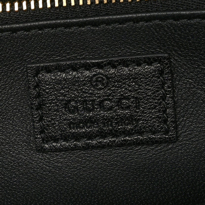 Gucci Sakai Be Green Calfskin Shearling Horsebit 1955 Shoulder Bag Black 6 of 10