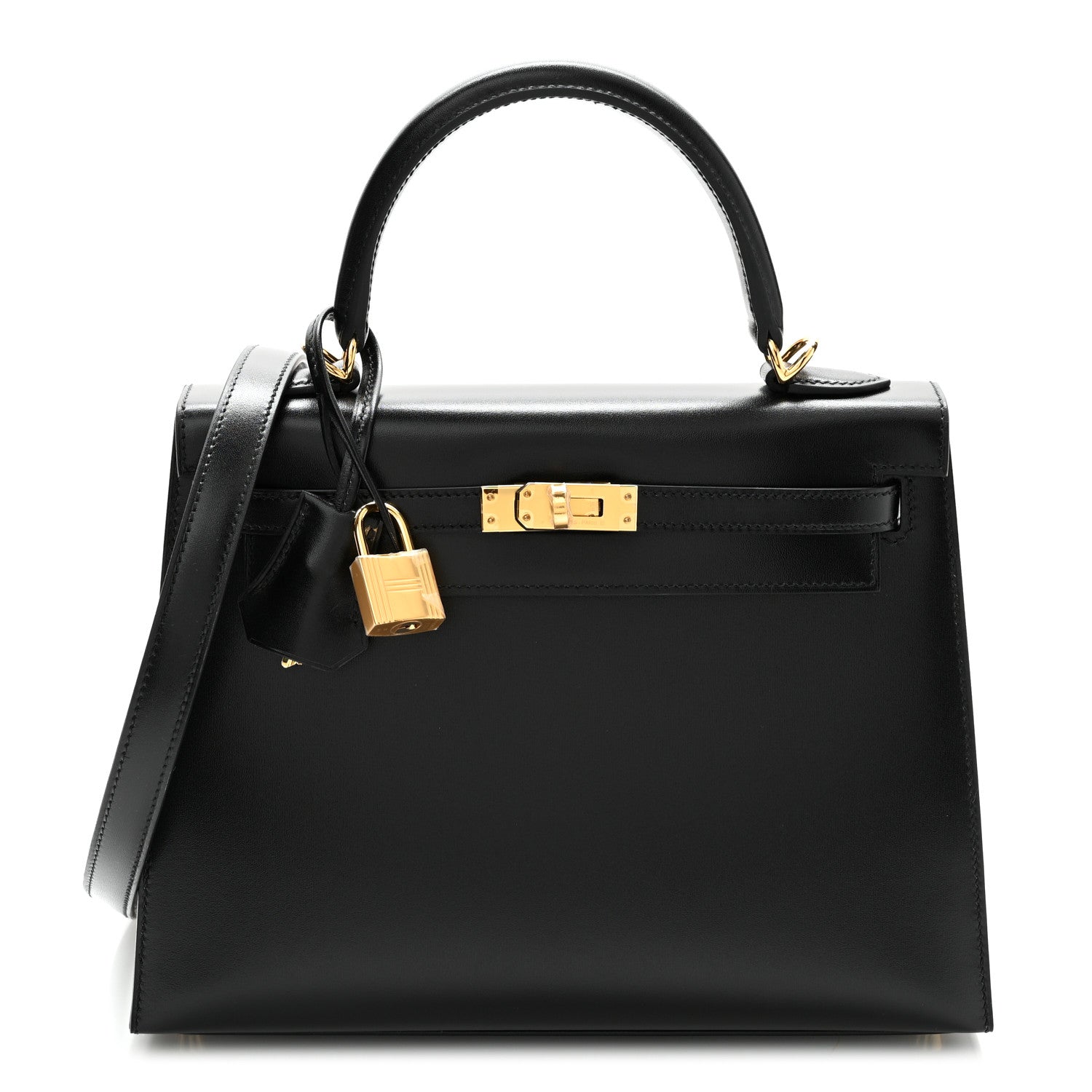 Hermes Box Kelly Sellier 25 Black 1 of 9