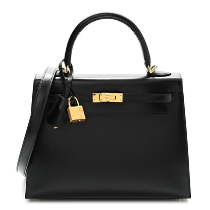 Hermes Box Kelly Sellier 25 Black 1 of 9