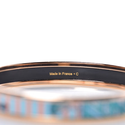 Hermes Enamel Printed Narrow Bracelet 65 5 of 6