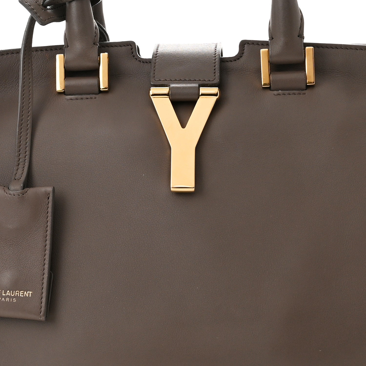 Saint Laurent Calfskin Small Classic Y Cabas Mousse 7 of 17