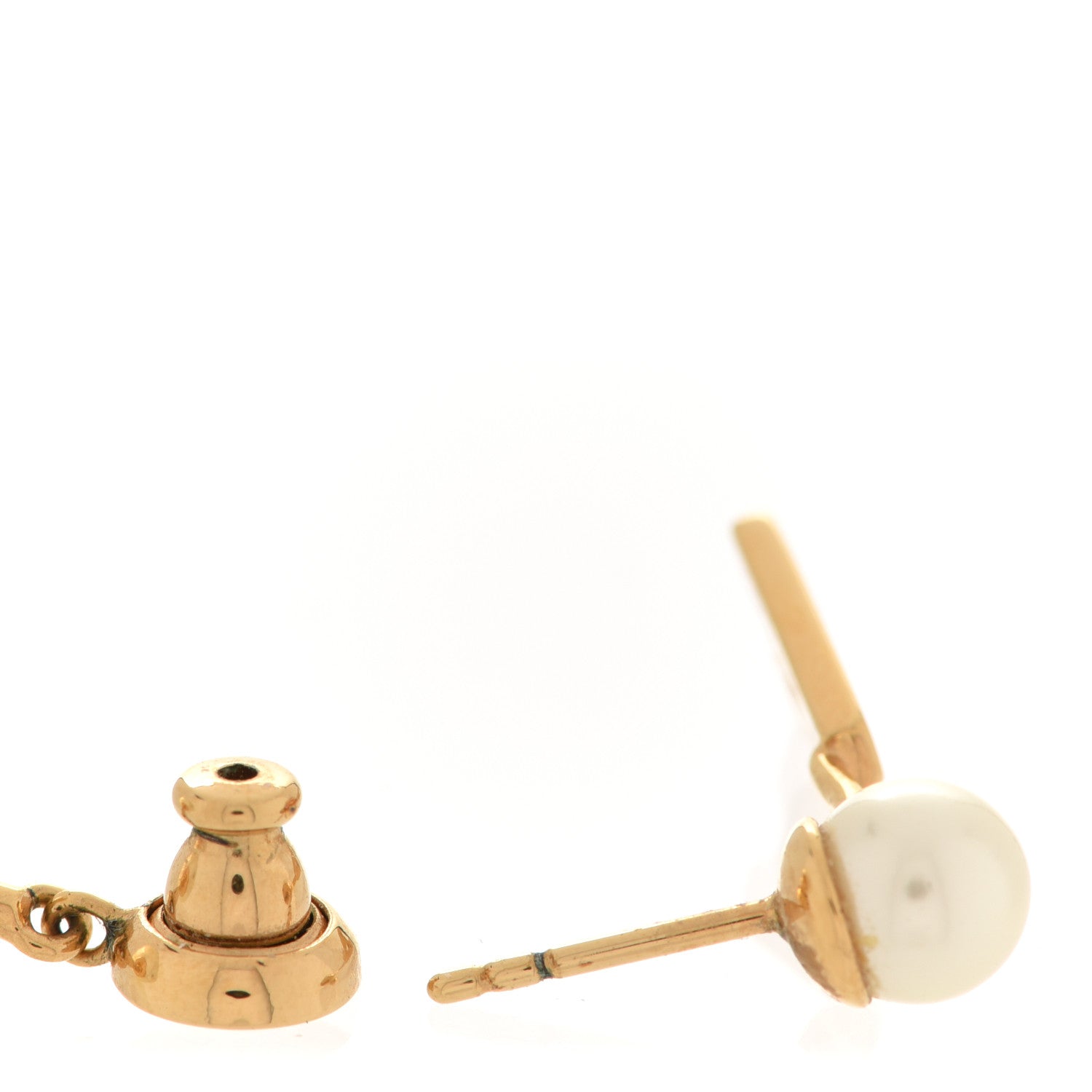 Christian Dior Pearl My ABCDior A Tribale Earring Gold 3 of 5