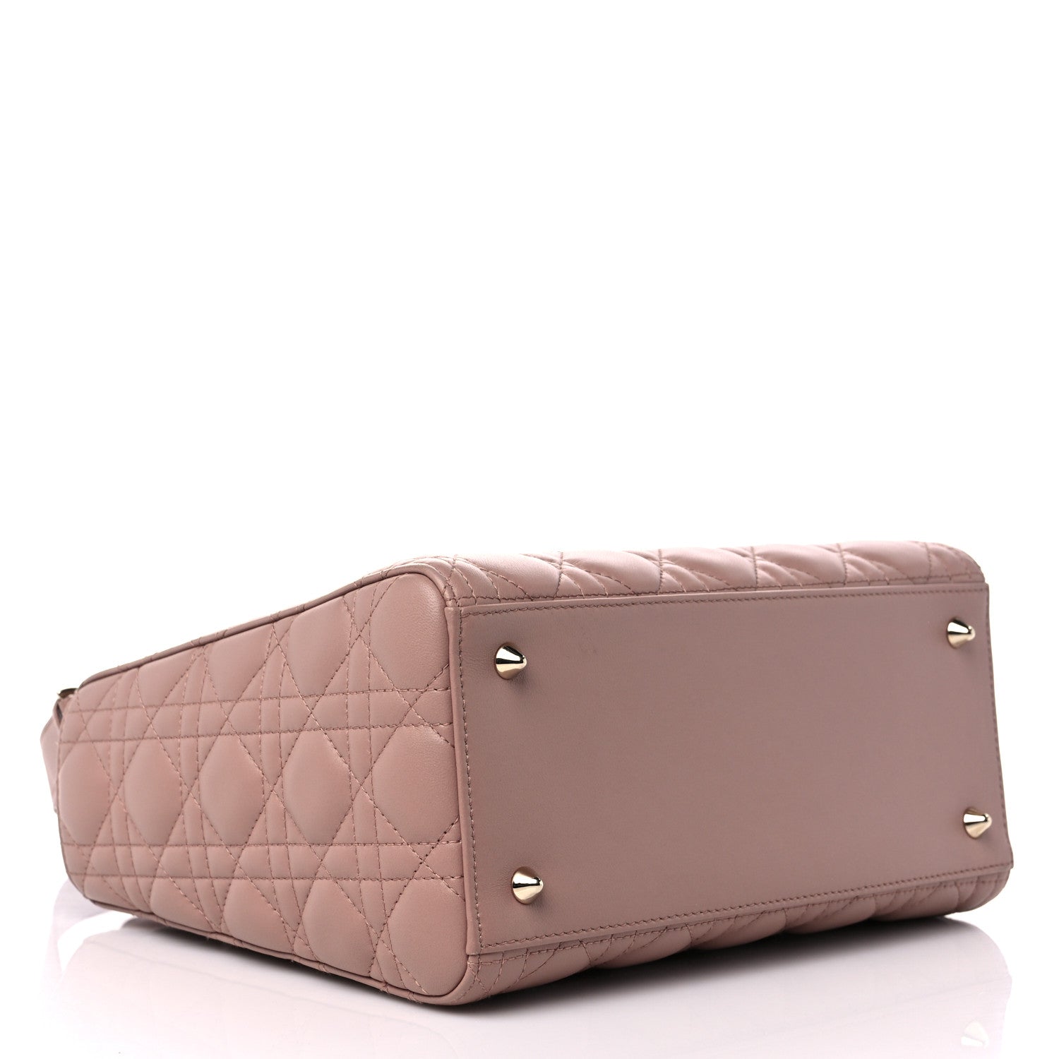 Christian Dior Lambskin Cannage Medium Lady Dior Blush 4 of 12