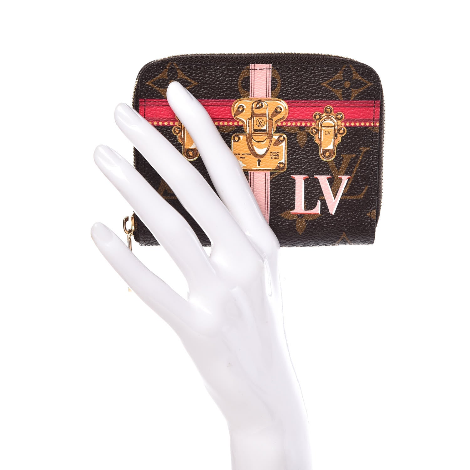 Louis Vuitton Monogram Summer Trunks Zippy Coin Purse 2 of 6