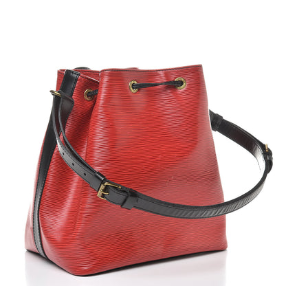 Louis Vuitton Epi Petit Noe Red Black 3 of 19