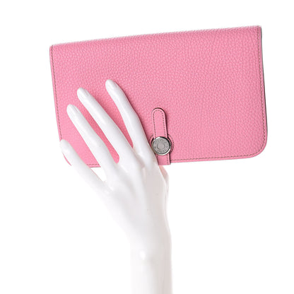 Hermes Togo Dogon Combined Wallet 5P Pink 2 of 9