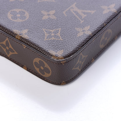 Louis Vuitton Monogram Pochette Felicie Chain Wallet Fuchsia 10 of 12