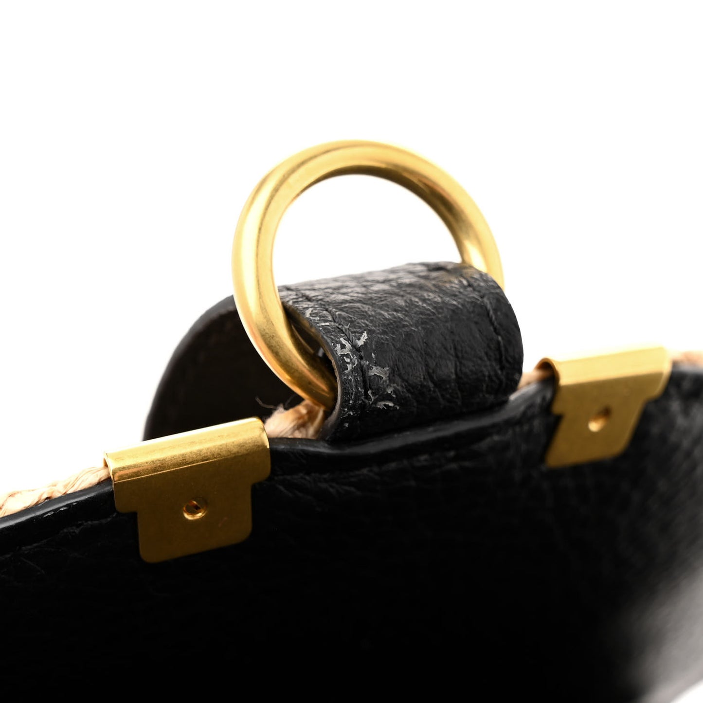 Raffia Calfskin Marcie Small Marcie Round Crossbody Bag Hot Sand