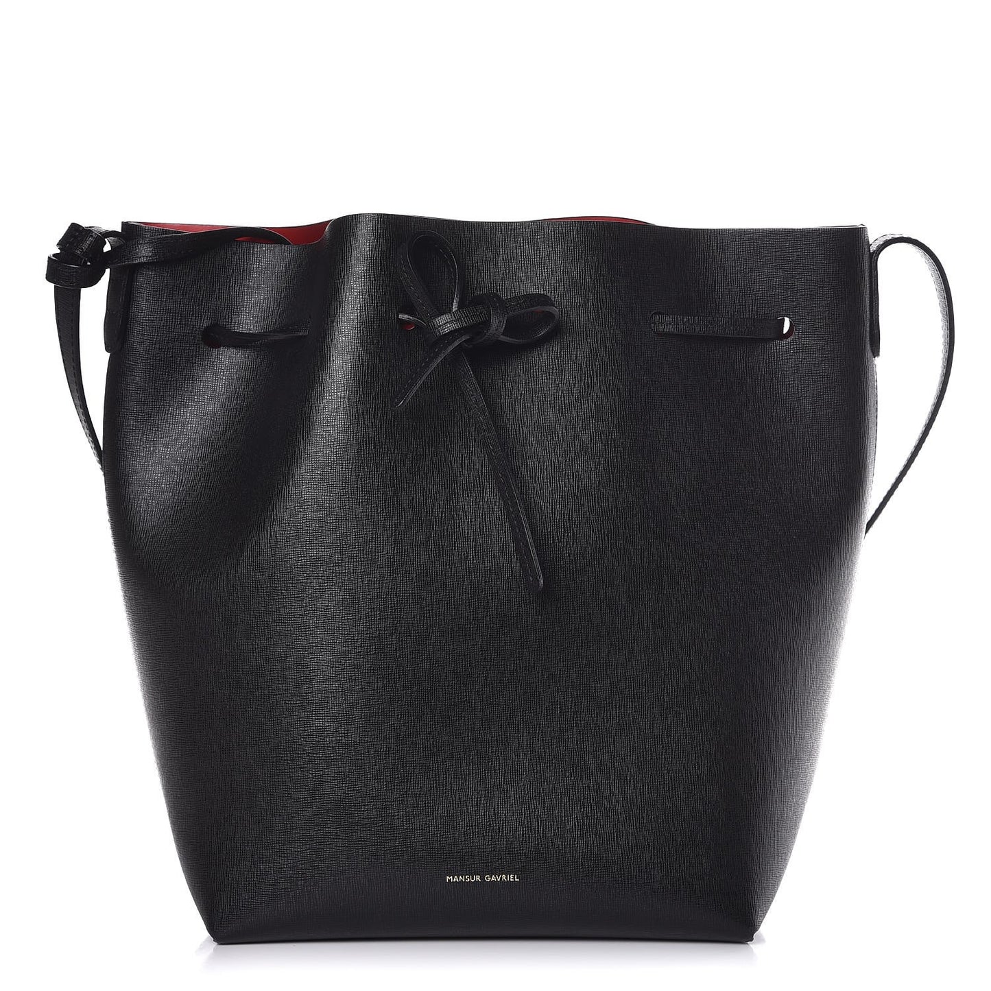 Saffiano Bucket Bag Black Flamma
