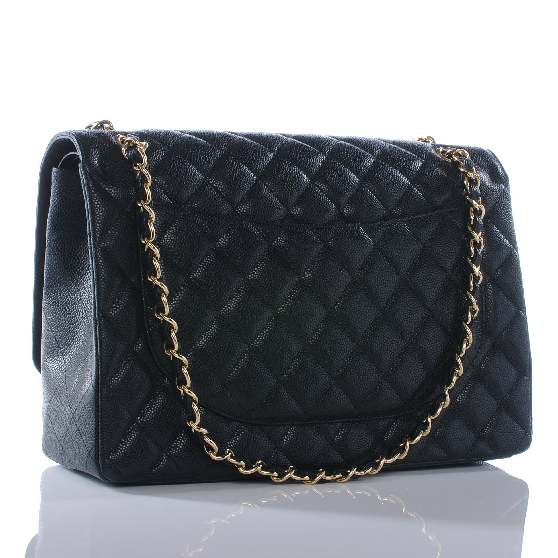 Chanel Caviar Quilted Maxi Double Flap Black 4 of 7