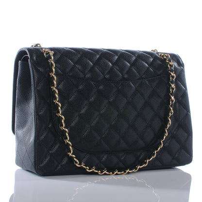 Chanel Caviar Quilted Maxi Double Flap Black 4 of 7