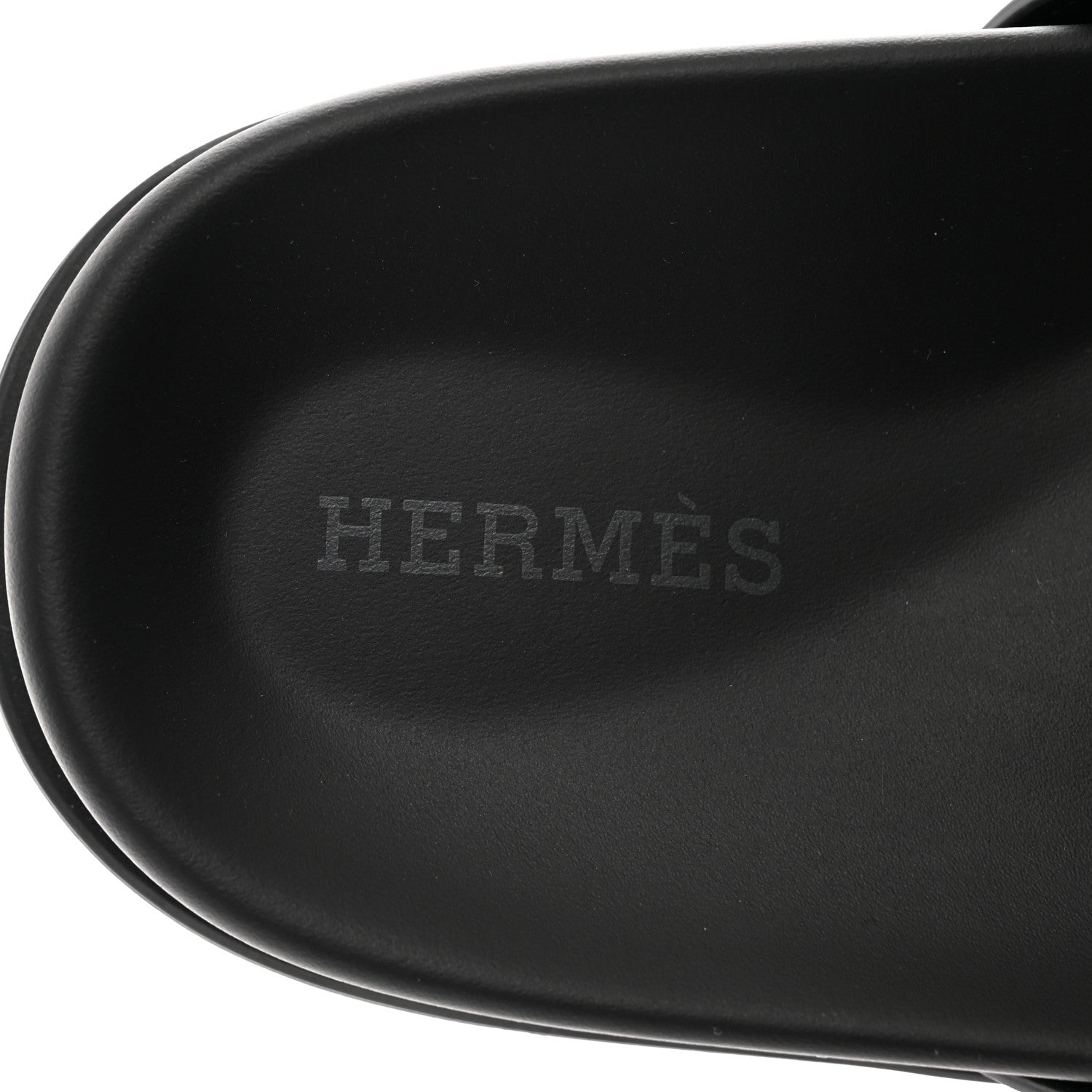 Hermes Calfskin Womens Chypre Sandals 36 Black 7 of 9