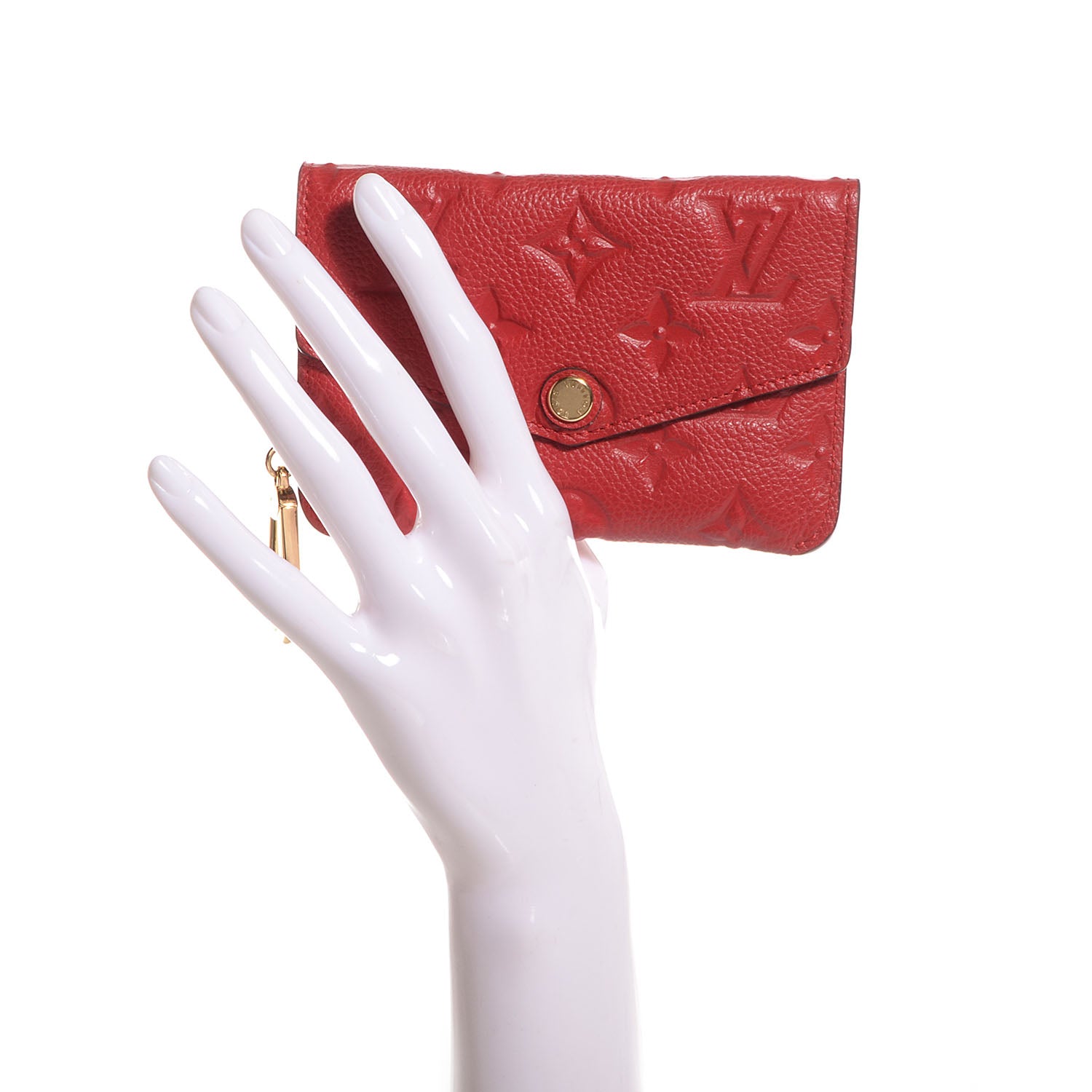 Louis Vuitton Empreinte Key Pouch Cherry 2 of 7