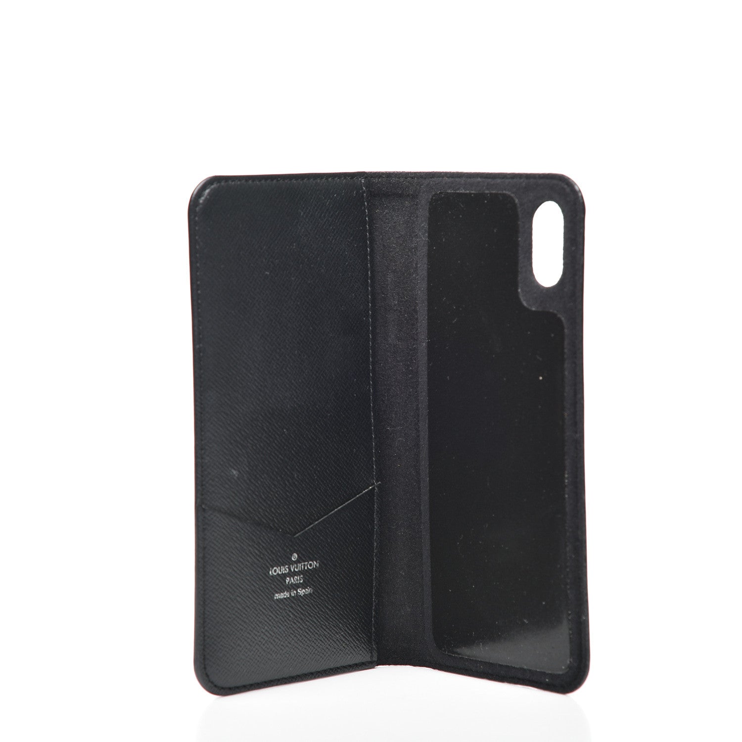 Louis Vuitton Monogram Eclipse iPhone XS Max Folio Case 3 of 7