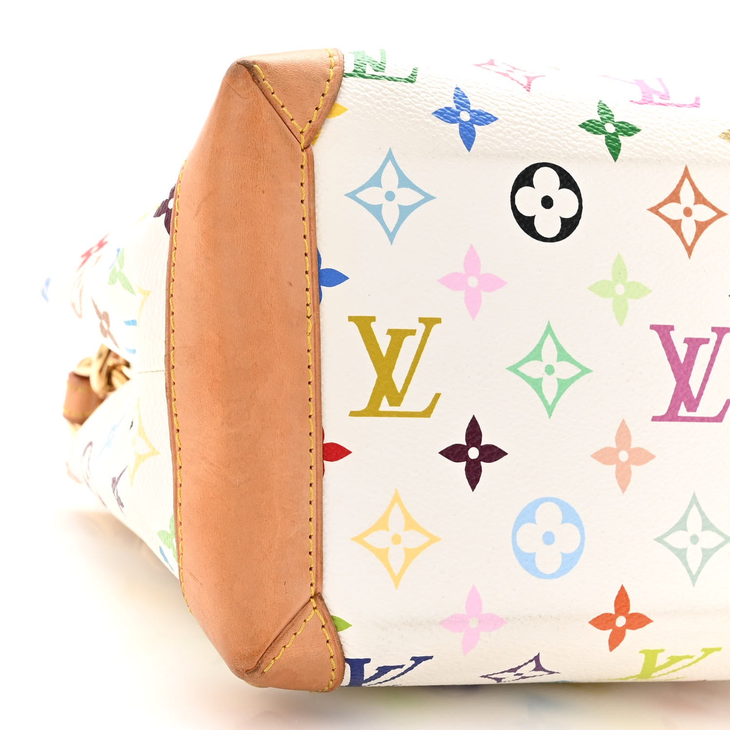 Louis Vuitton Monogram Multicolor Audra White 9 of 13