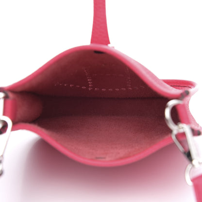 Hermes Taurillon Clemence Evelyne TPM Rose Extreme 7 of 9