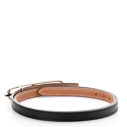 Hermes Swift Epsom 13mm Roulis Belt 80 Black Gold 3 of 8