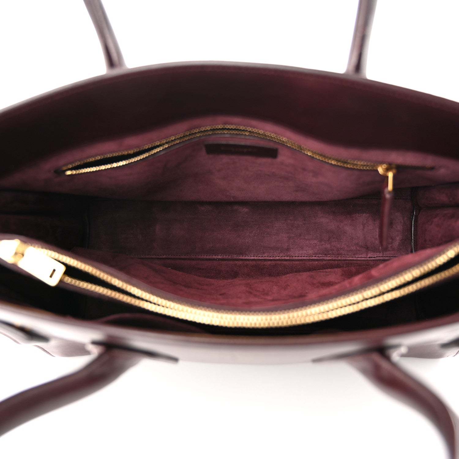 Saint Laurent Calfskin Large Sac de Jour Carryall Amarena 5 of 16