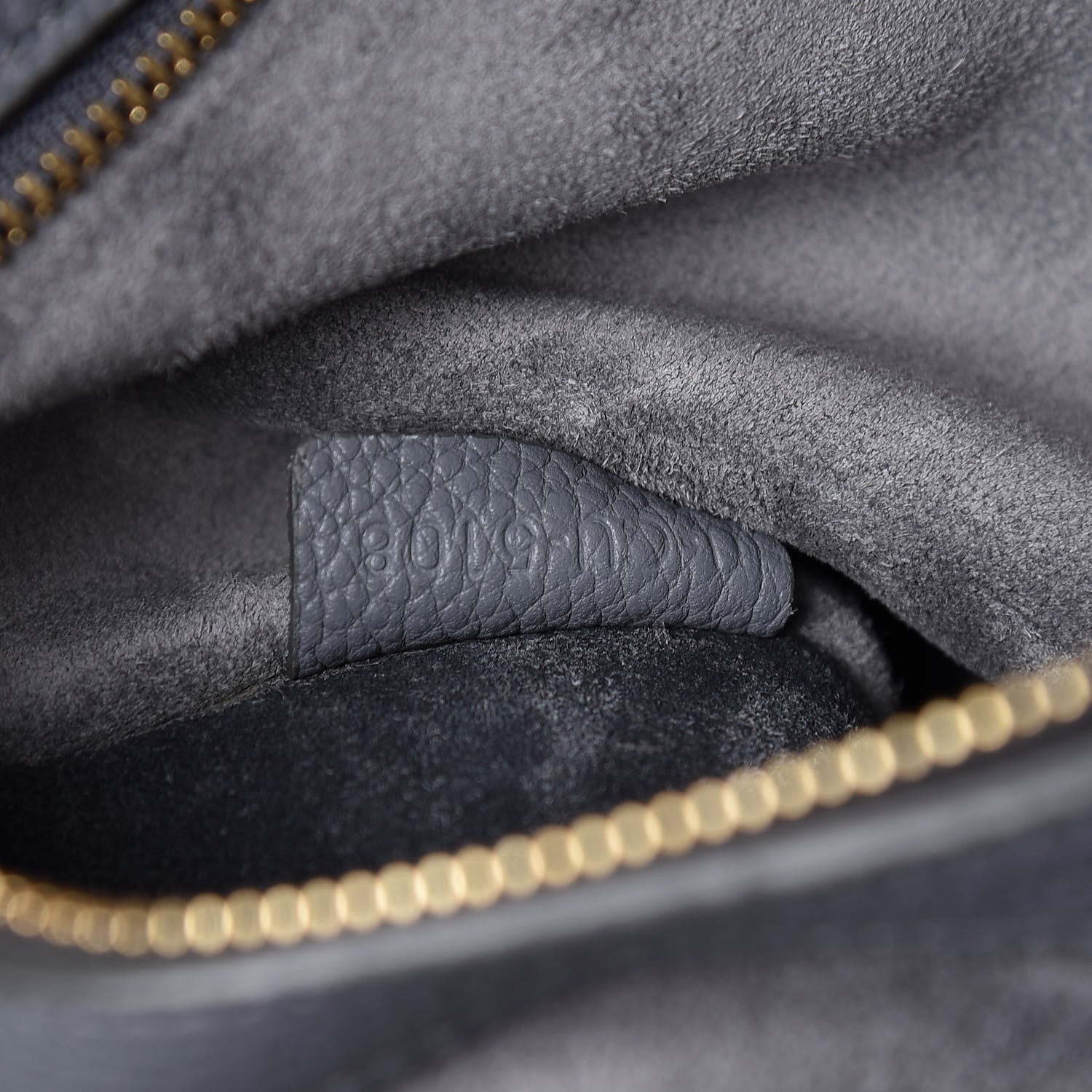 Celine Soft Grained Calfskin Small Belt Cabas Phantom Medium Grey 8 of 11