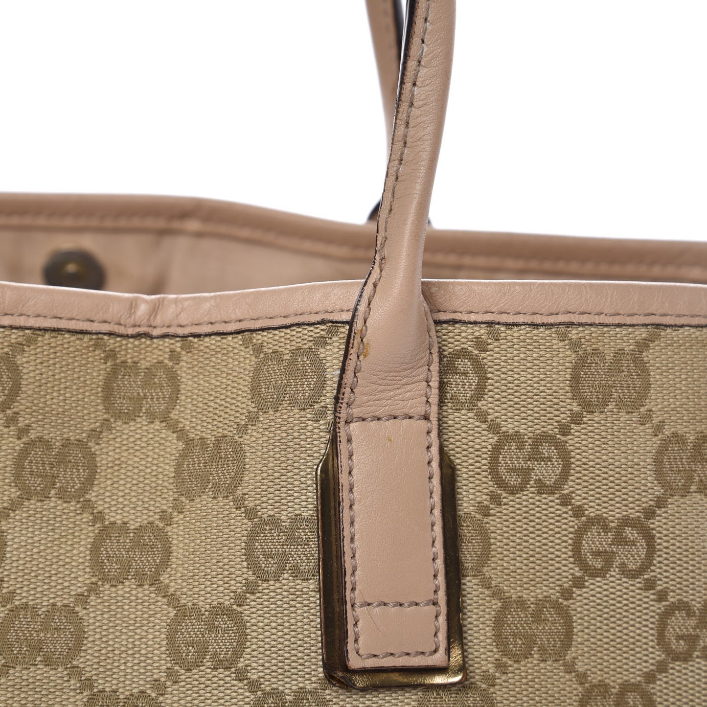 Monogram Medium New Britt Tote Beige
