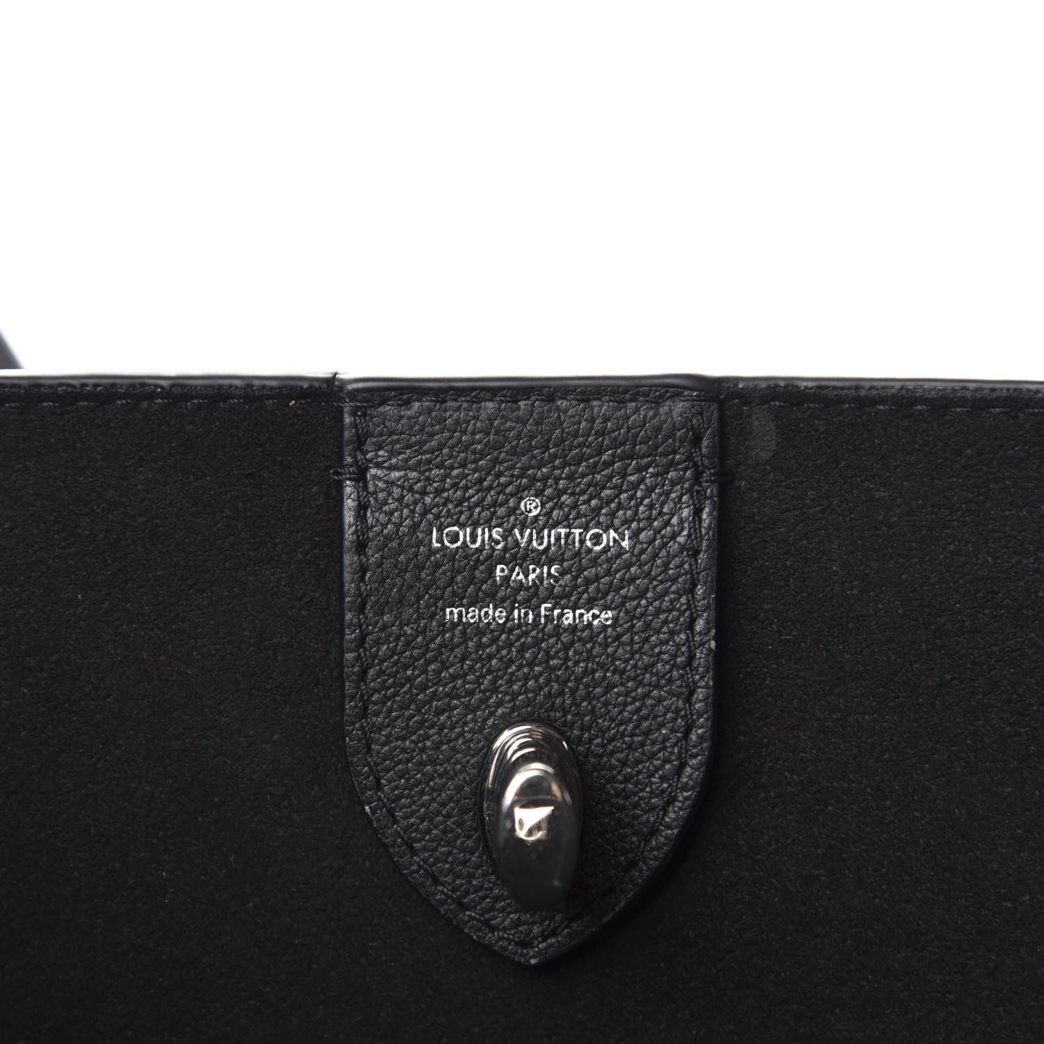 Louis Vuitton Calfskin Lockme Go Tote Black 10 of 11