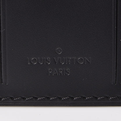 Louis Vuitton Calfskin Luggage Tag Black 3 of 5