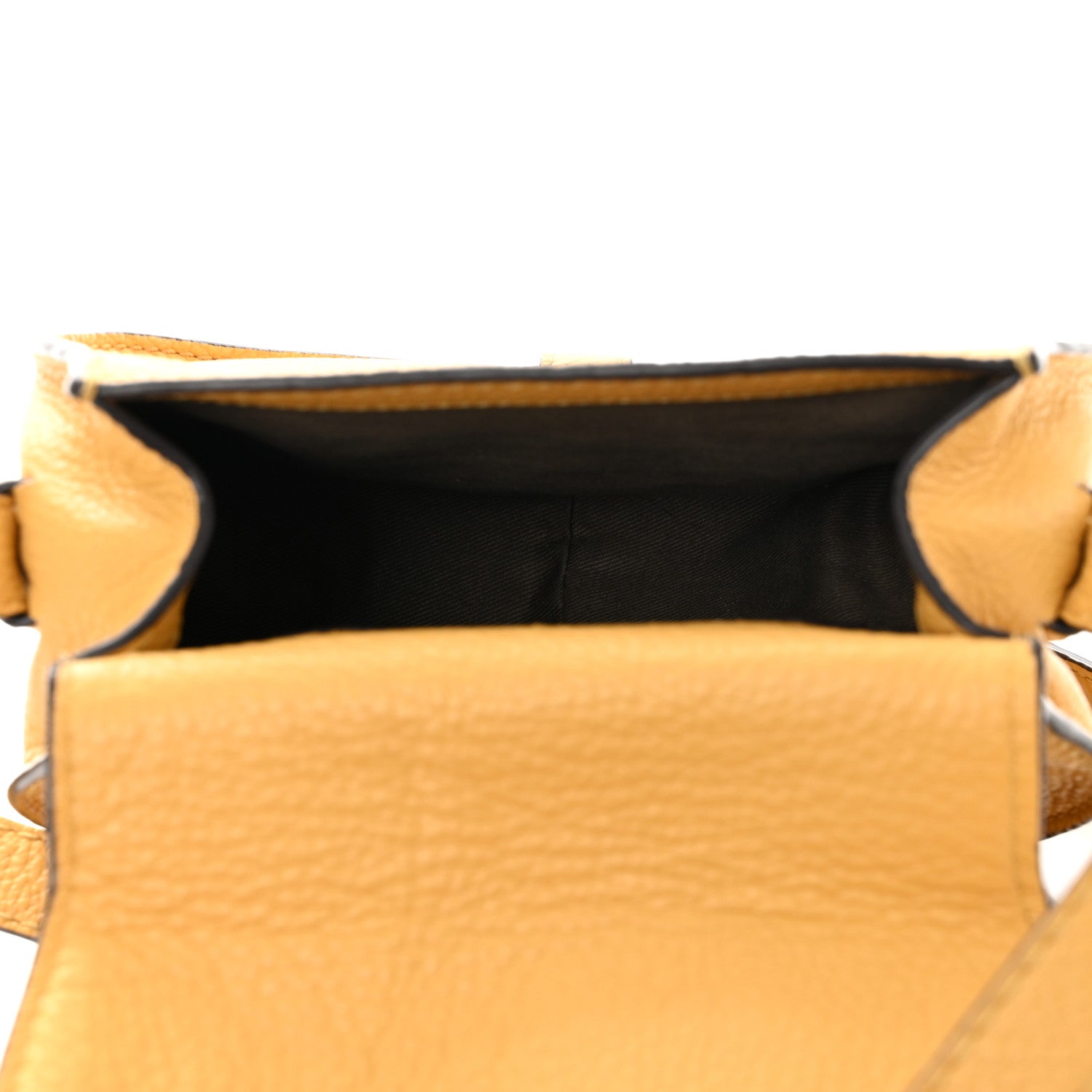 Chloe Calfskin Mini Marcie Round Crossbody Bag Honey Gold 5 of 12