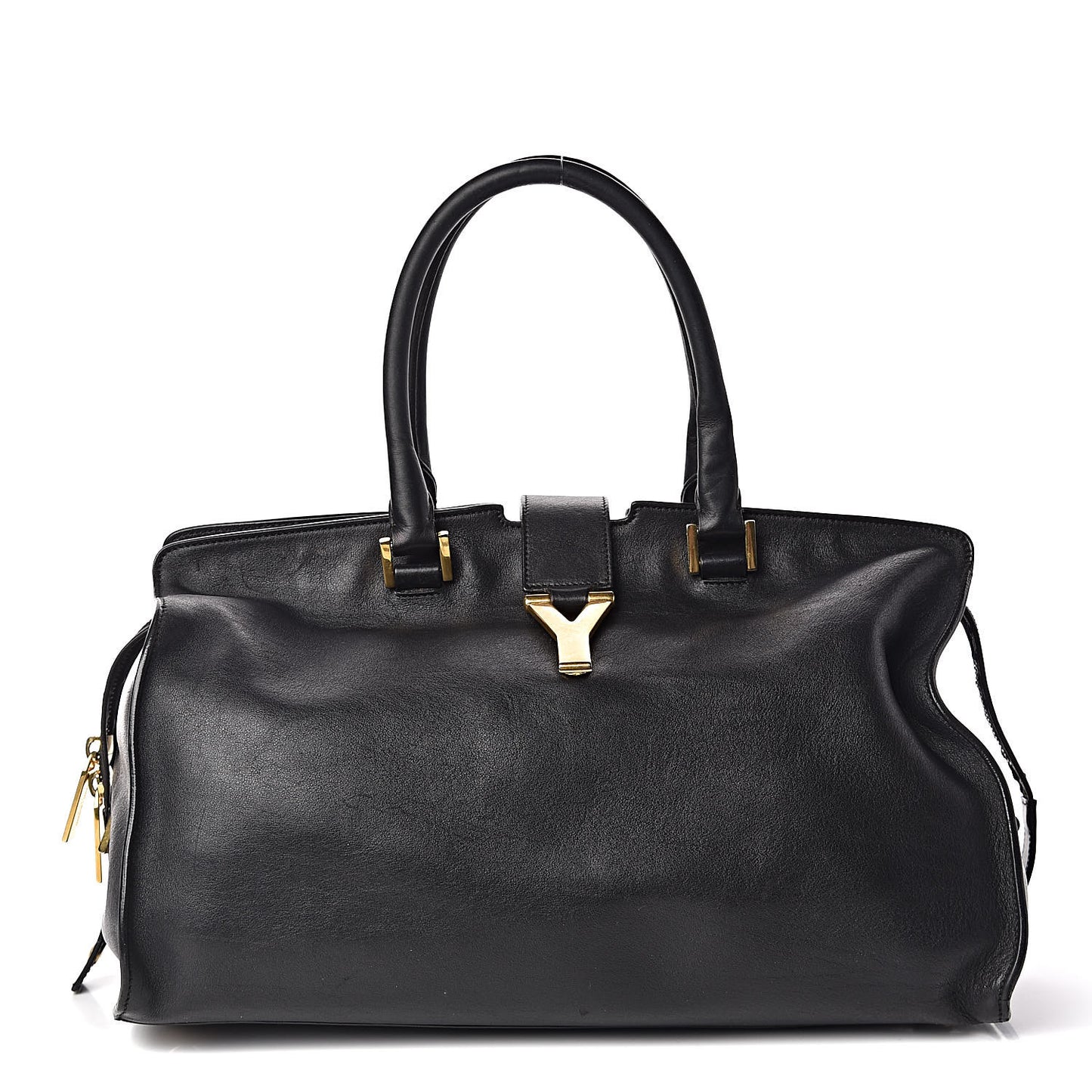 Calfskin Medium Classic Y Cabas Black
