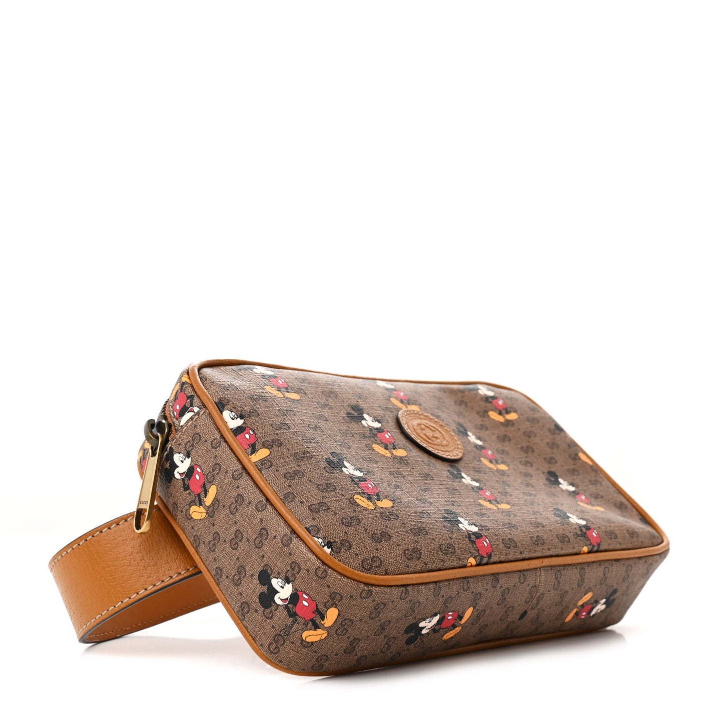 X DISNEY Mini Vintage GG Supreme Monogram Mickey Mouse Small Belt Bag 90 36 Beige Vintage Sun Oil