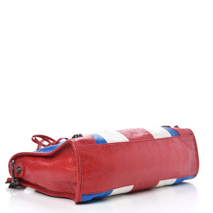 Balenciaga Agneau Arena Multicolore Classic Hardware S City Bleu White Rouge 4 of 10