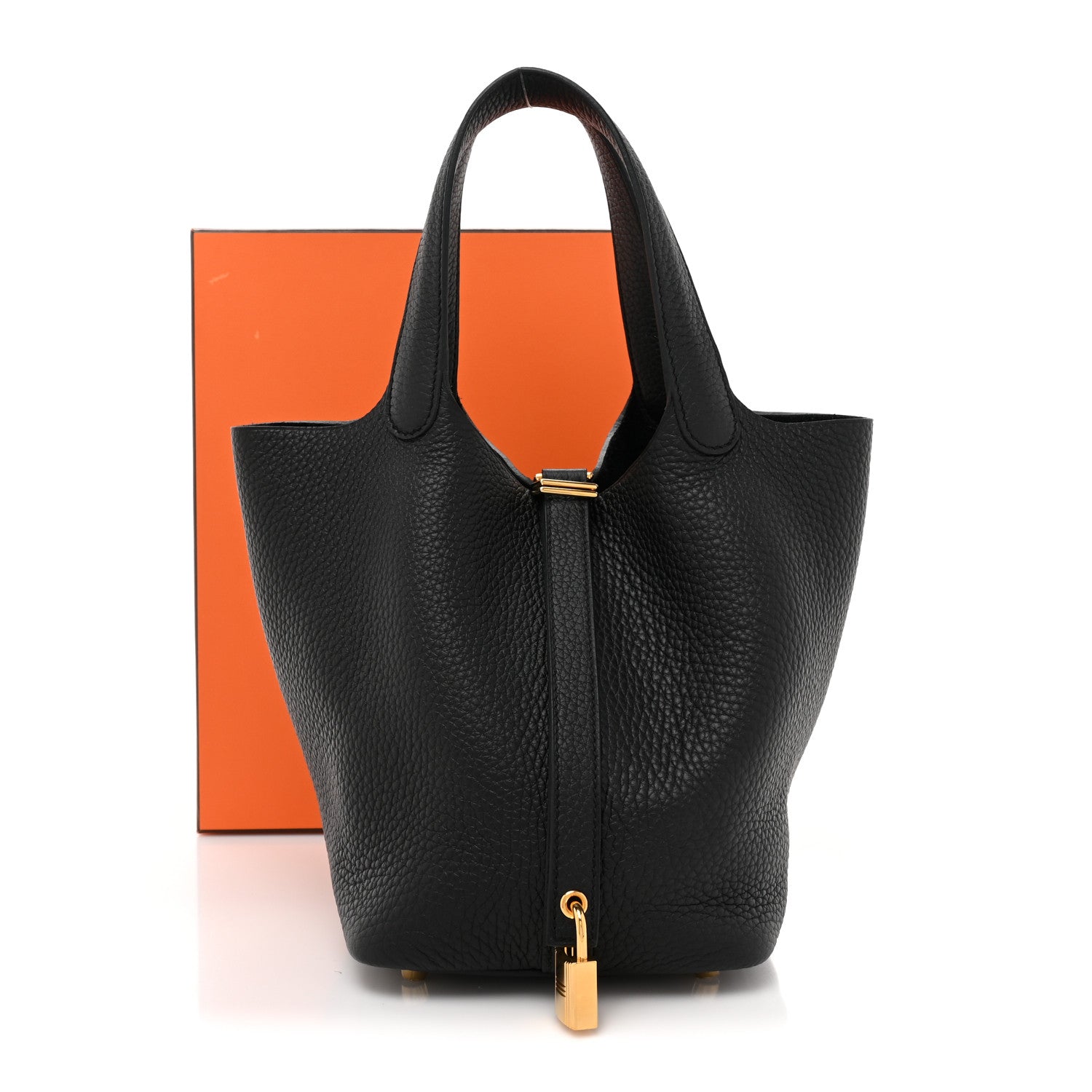 Hermes Taurillon Clemence Picotin Lock 18 PM Black 10 of 10